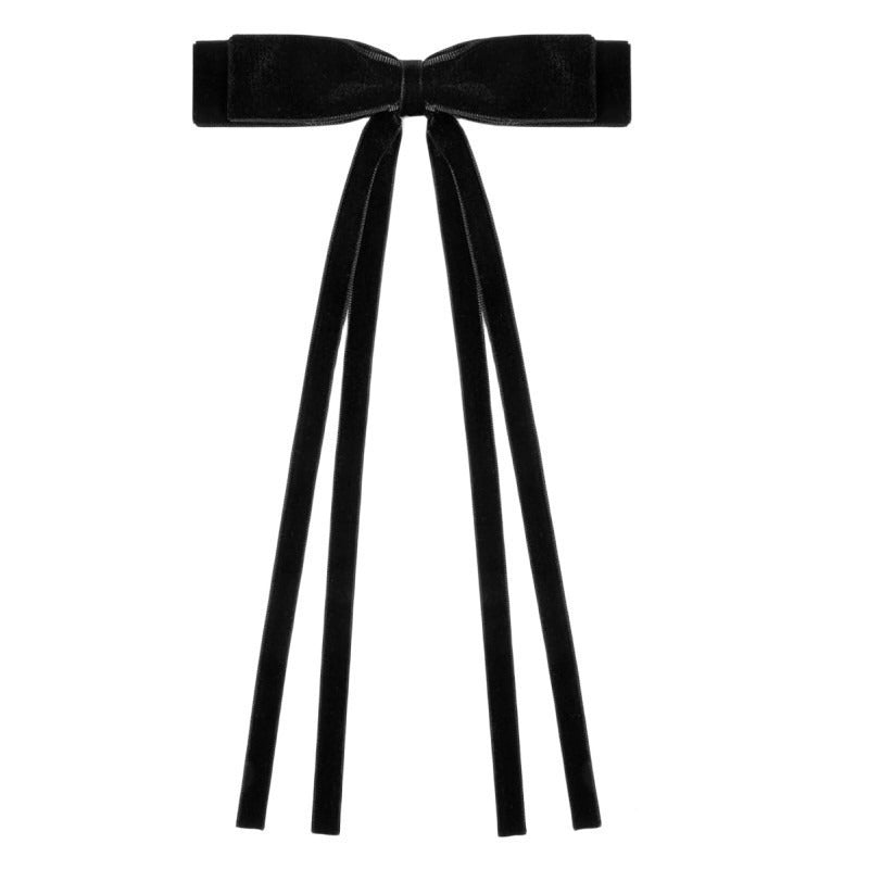 Kusivon Velvet Bow Duckbill Hair Clip