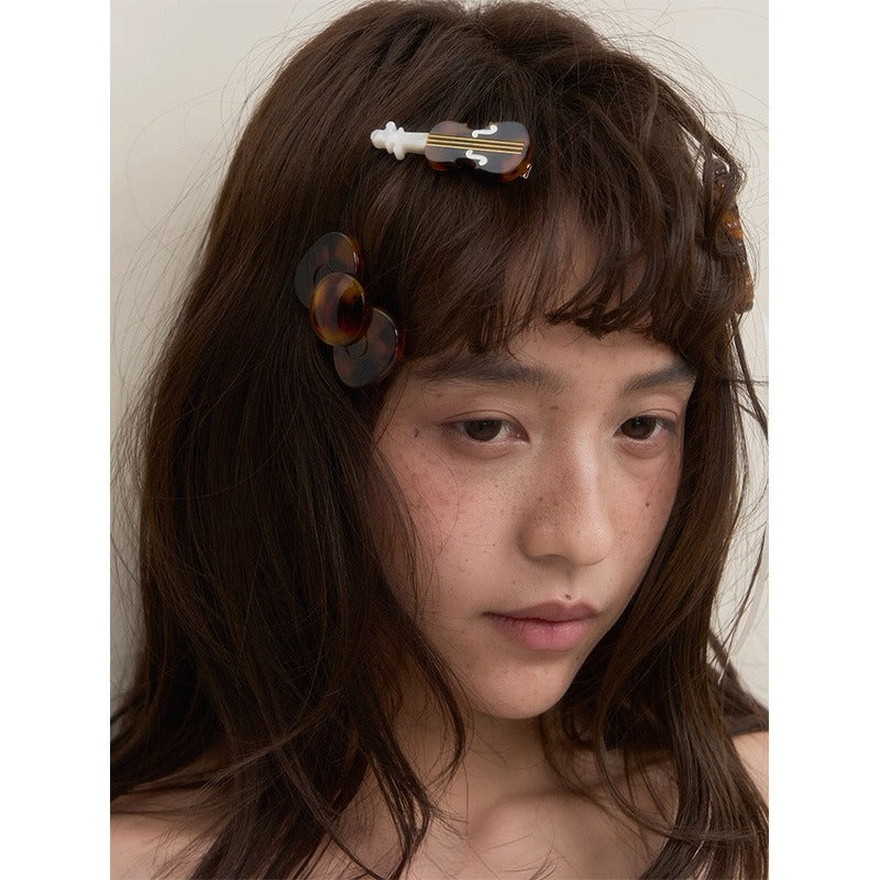 Kusivon Acetate Bow Design Hair Clip