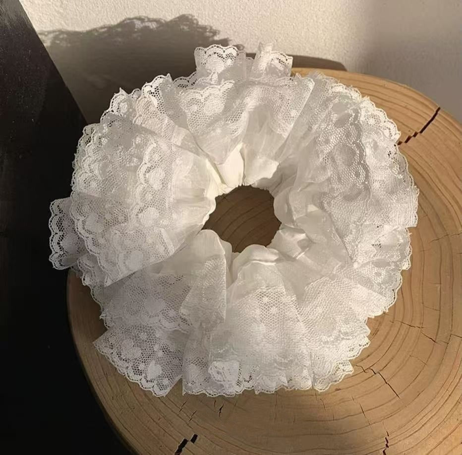 Kusivon Pleated Fabric Scrunchie