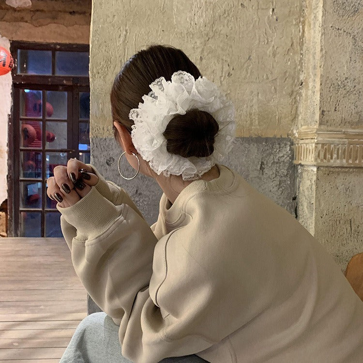 Kusivon Pleated Fabric Scrunchie