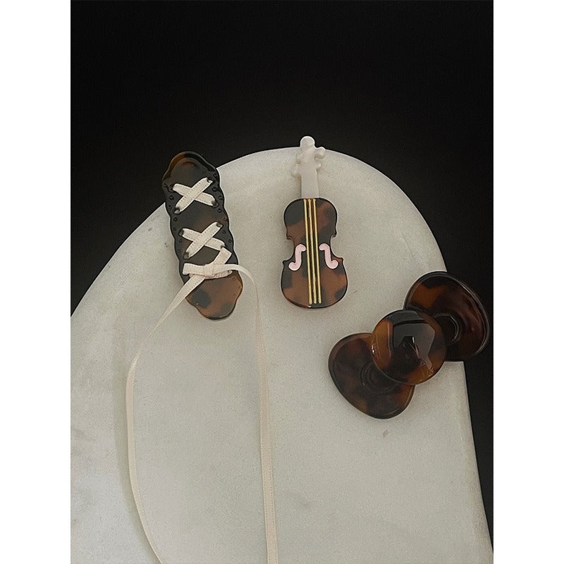 Kusivon Acetate Bow Design Hair Clip
