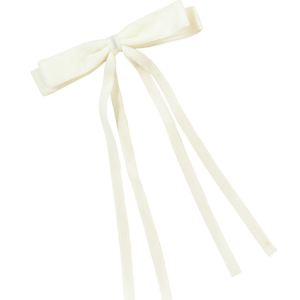 Kusivon Velvet Bow Duckbill Hair Clip