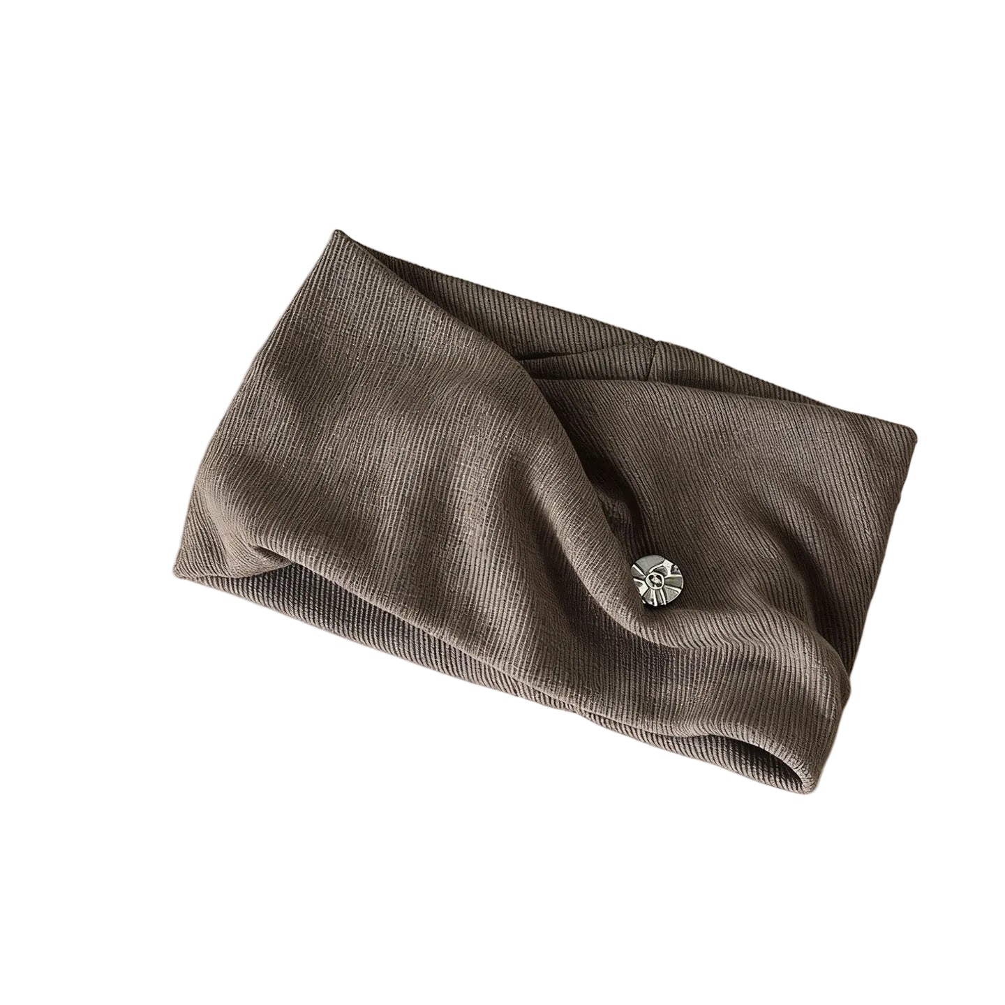 Kusivon Wide Plaid Knitted Headband
