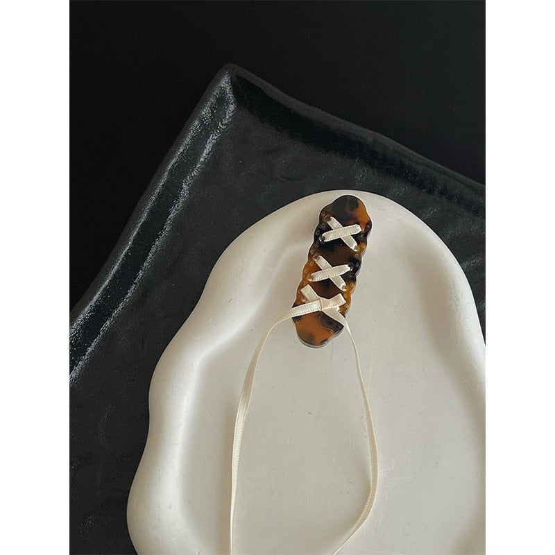 Kusivon Acetate Bow Design Hair Clip